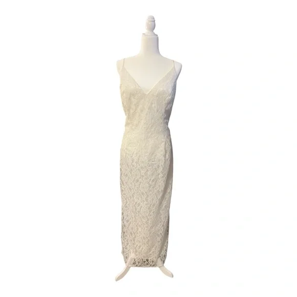 Jessica McClintock | Dresses | Jessica Mcclintock Full Lace Vneck Strapless Wedding  Gown Size 6 Boho Fairy | Poshmark